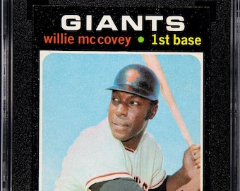 1971 Topps Willie "Stretch" McCovey #50 Sports Card Graded SGC 7 Near Mint Free Shipping !!!