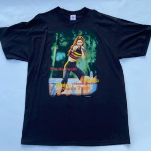 Very Rare & Hard to Find Officially Licensed Shania Twain Concert Tour T Shirt From 1999 ! - Excellent Condition - Free Shipping !