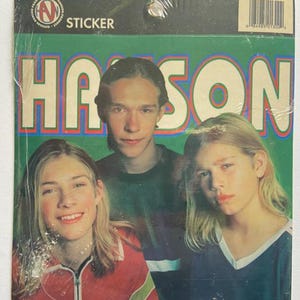 Hard to Find Rare Hanson Sticker #3 Officially Licensed and Still in Original Packaging from 1997........Free Shipping !!!