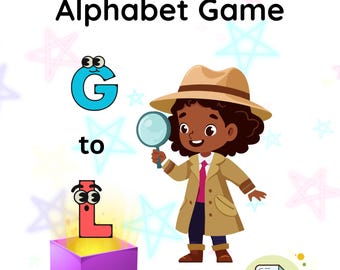 I Spy Alphabet Worksheets G–L | Preschool Letter Recognition & Phonics PDF
