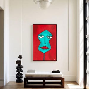Handmade Artwork - Original Digital Art - Living Room Decor - Wall Art - Downloadable, Printable - Contemporary Art - Print