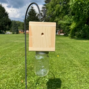 BARRACKS BLOCK MINI Carpenter Bee Trap – American Made, Tactical Wood Defense
