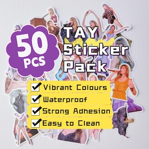 Pop Star Vinyl Sticker Pack – Iconic Stage Moments for Laptop & Scrapbook