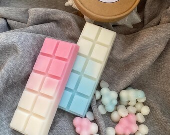 Duftwachs Wax Melts - Cozy Candyland - Snapbars und Wölkchen - Vanillewolke, Zuckerwolke & Schokowolke