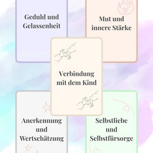 Affirmationskarten für Eltern | 50 kraftvolle Karten | Verbindung, Mut, Selbstliebe, Anerkennung & Geduld | Digitaler Download PDF