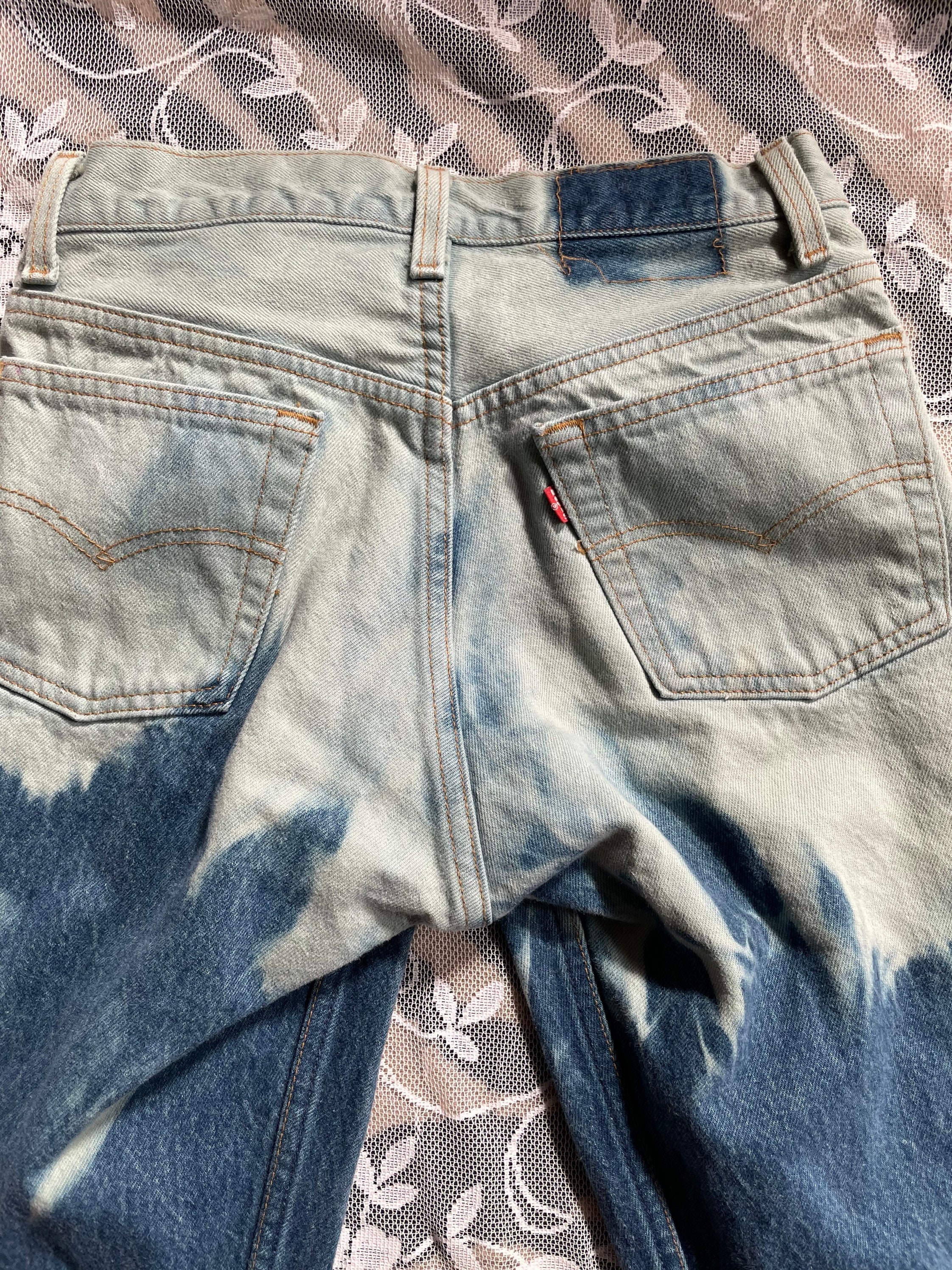 Levis 501 Bleached - Etsy