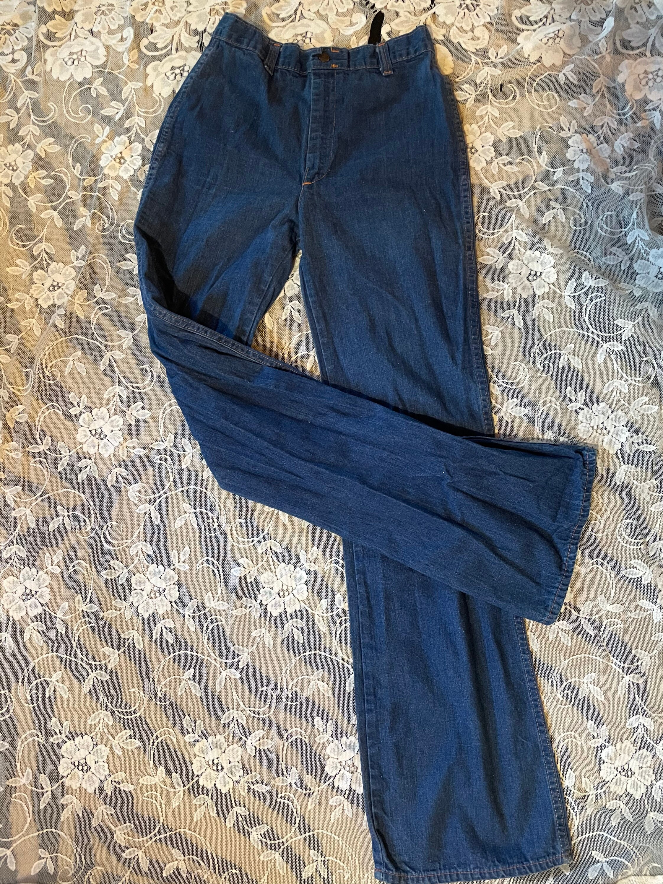 Vintage 70s Montgomery Ward Jeans With Star Pockets! - Etsy Vintage 70s Montgomery Ward Jeans With Star Pockets! - Etsy