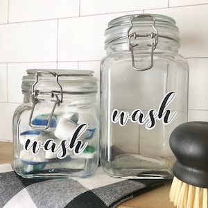 NOKI Dishwasher Pod Container, Clear Acrylic Dishwasher Pod Holder with  Hinged Lid, Refillable Dishwasher Pod Storage Container for Kitchen