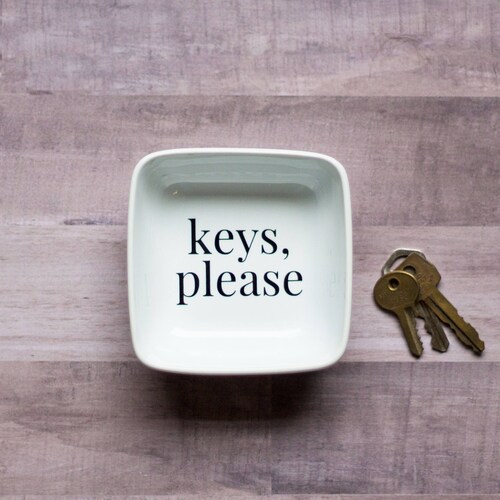 Keys. Please Key Dish Etsy