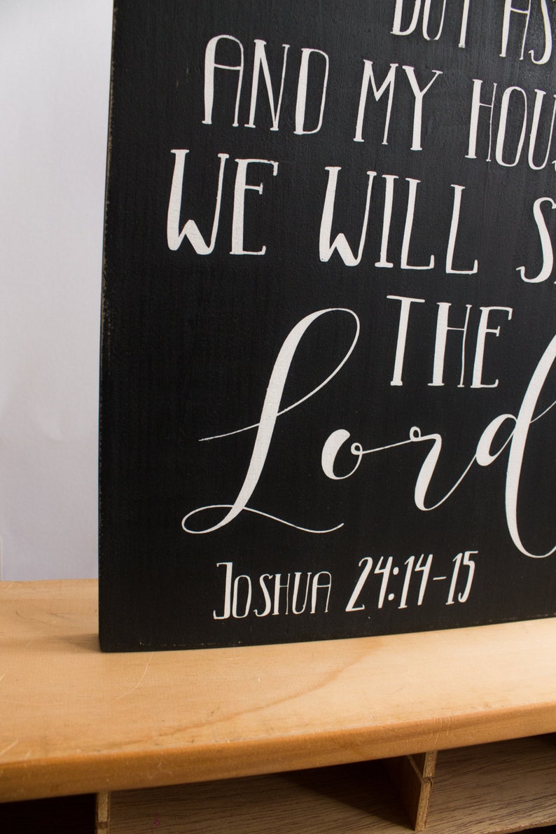 Choose this day whom you will serve as for me and my house we etsy