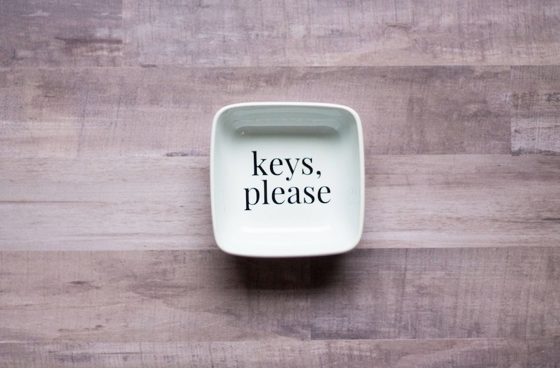 Keys. Please Key Dish Etsy