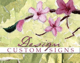 CUSTOM WOOD SIGN - 18 x 7.25 inches - Custom made, personalized wood sign, create a custom sign, design a sign, custom design, create a sign