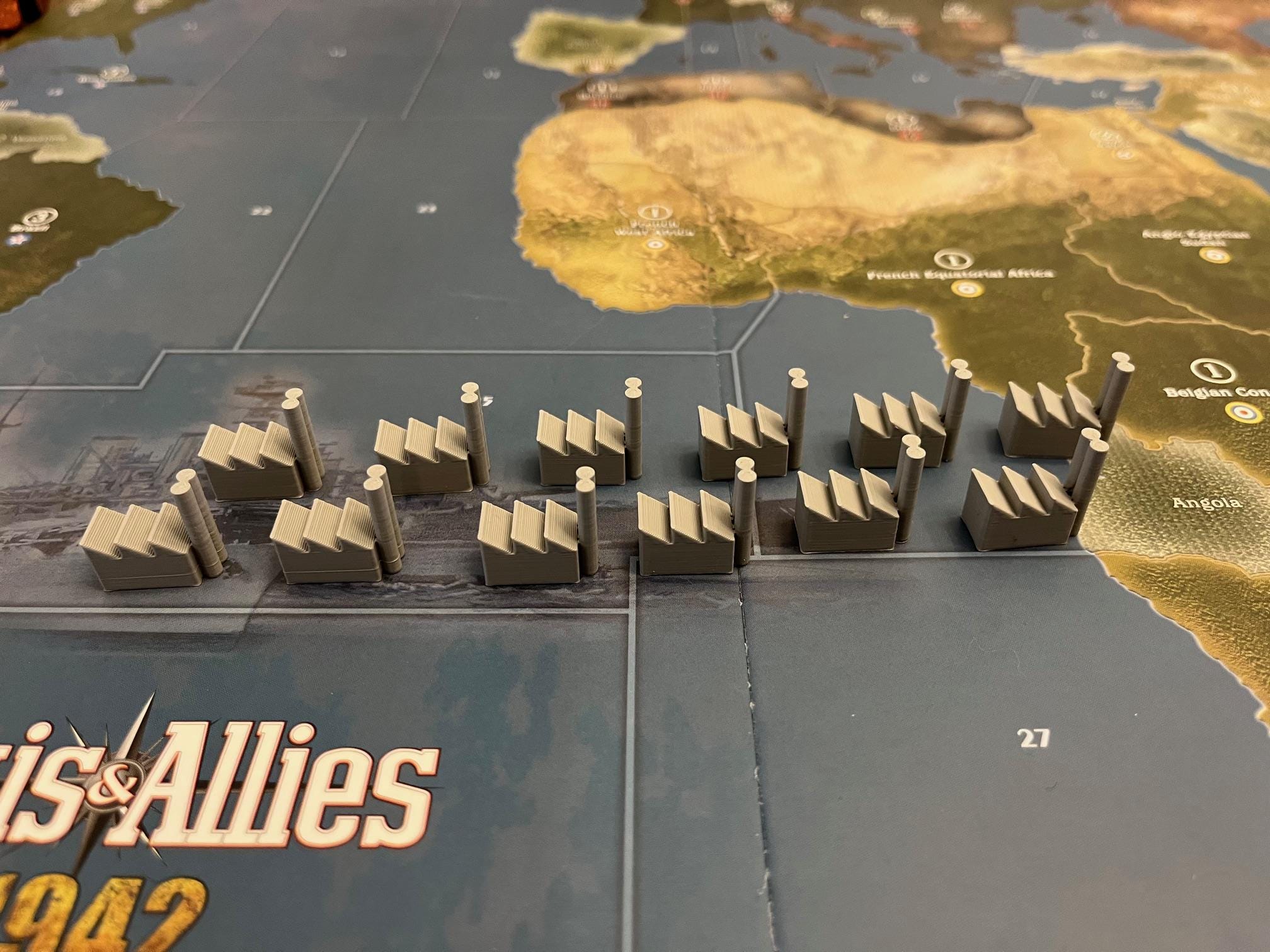 Tappetino In Vinile Deluxe 28x46 Per Axis & Allies 1942 Seconda Edizione – Impermeabile