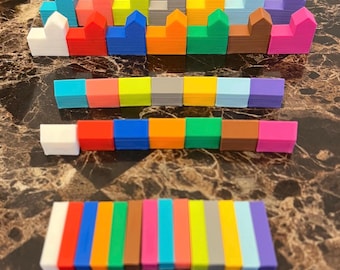 Peices for Catan (Base + Seafarers + Cities & Knights)
