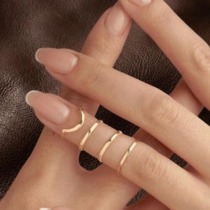 Adjustable Brass Arthritis Splint Ring, Swan Neck Splint for DIP or PIP Joint, Hammer Toe Finger Support, Elegant Brass Medical Jewelry Gift