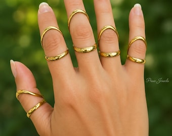 Anillo férula para artritis de latón plateado *Férula de cuello de cisne para soporte de las articulaciones DIP y PIP *Joyería para artritis reumatoide *Soporte para dedos en martillo