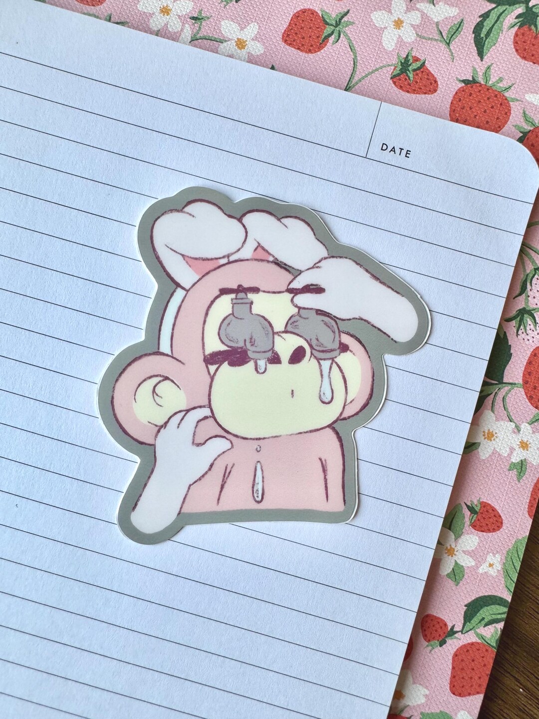 Stelle Crying Sticker Crying Self Love Vinyl Sticker - Etsy