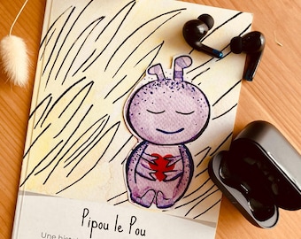 Pipou the Louse – Illustrated children's book (a therapeutic tale about jealousy and sibling bonds)