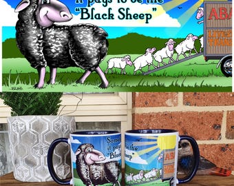 Black Sheep Ceramic Mug