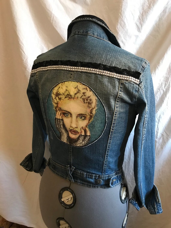 madonna jean jacket