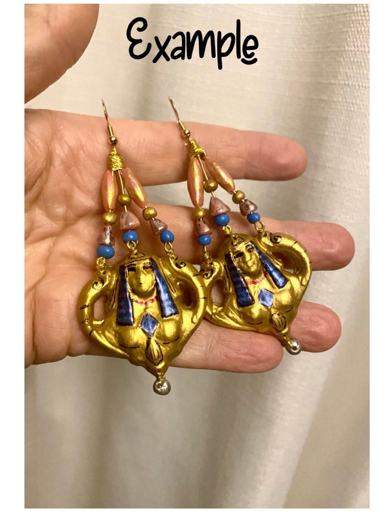 Desperately Seeking Susan Madonna inspired Nefertiti earring image 7