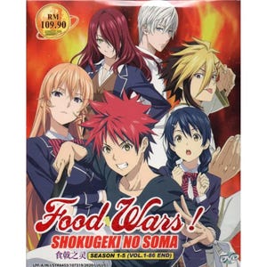Food Wars! Shokugeki No Soma Season 1-5 Vol(1-86 End) DVD Anime English Subtitle Free Shipping