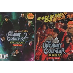 The Uncanny Counter 1 + 2 DVD Korean Drama English Subtitles All Region Free Shipping