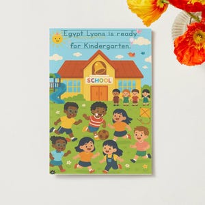 Caderno de Atividades Personalizado para Crianças - Caderno de Atividades Personalizado para Alunos Iniciais (16 páginas)