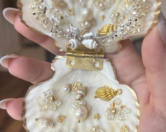 Natural Shell Aphrodite Mermaid Mirror