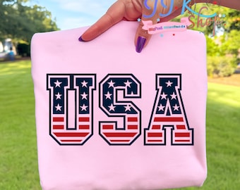 Amerikaanse collegiale typografie: patriottische sterren en strepen, vintage png