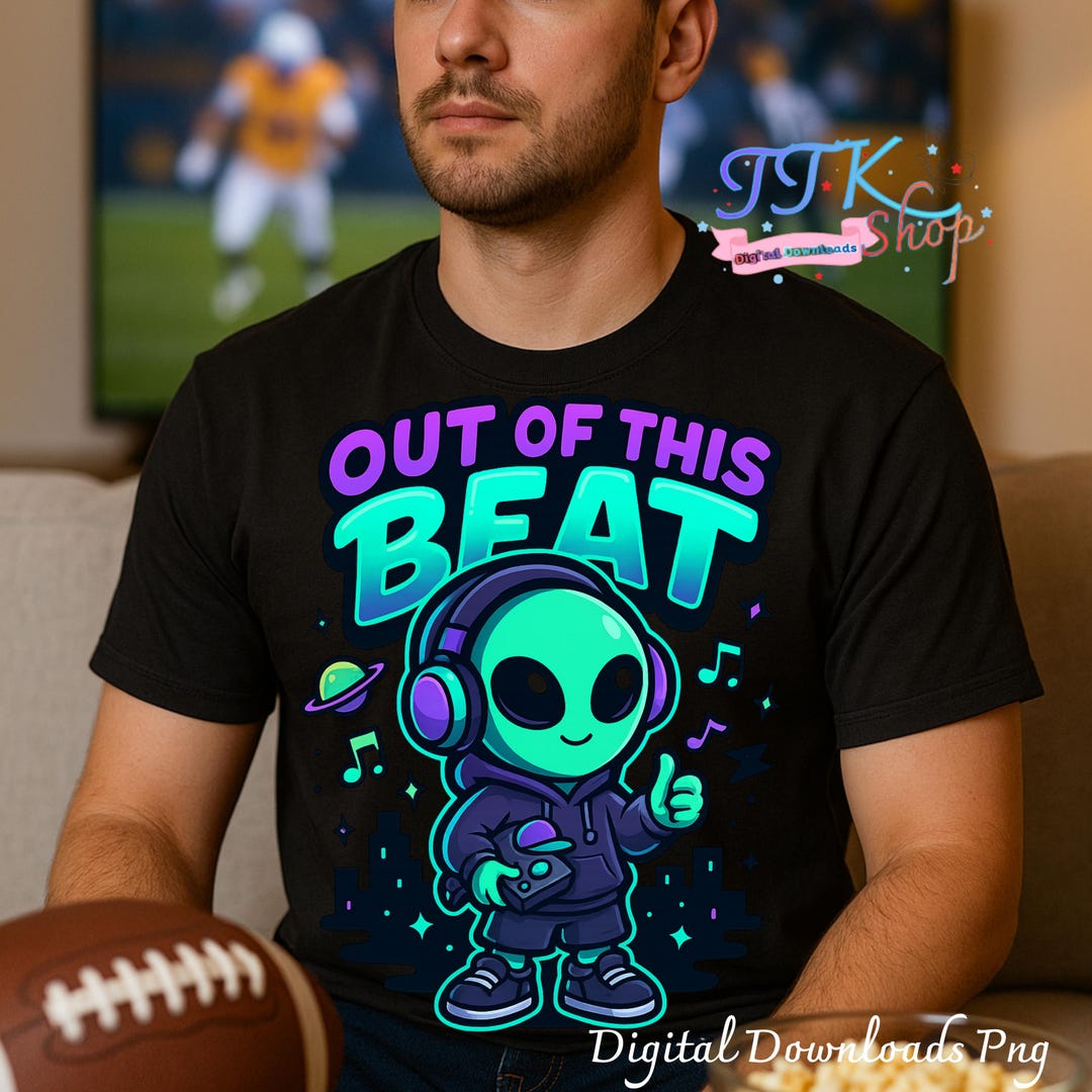I Need Space PNG, Cute Alien Football Design, Funny Space Lover Clipart ...