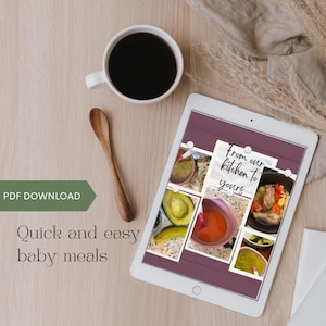12 Easy Baby Food Recipes for 6+ Months | Purees & Mashed Meals for Busy Moms | Homemade Baby Meals | Baby Weaning Guide | PDF Download