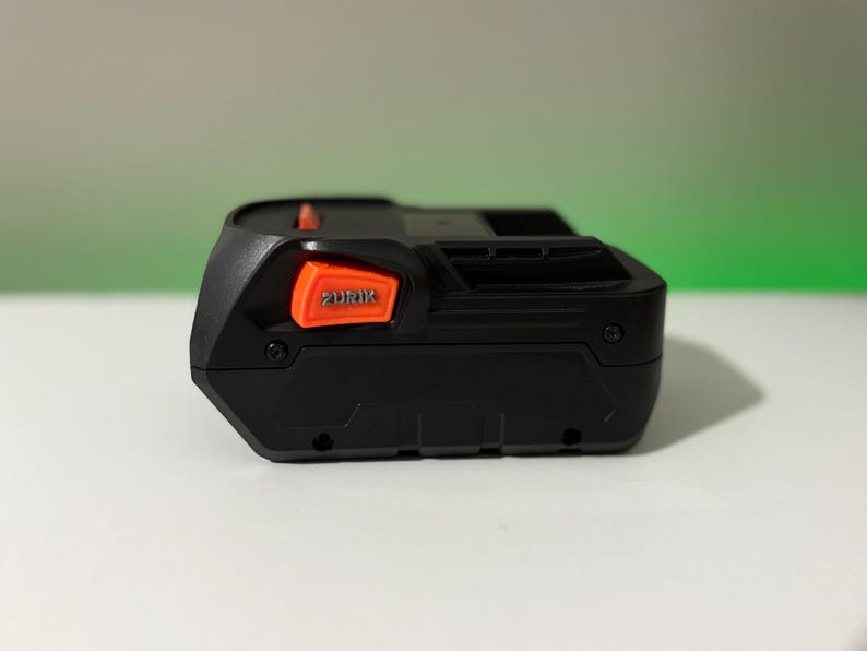 AEG/RIDGID Battery Button | Custom Tool Label | 18V | Embossed Name or Initials image 1