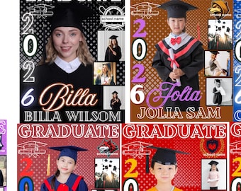 Abschluss-Shirt PNG | Senior Grad Cap Sublimationsentwurf | Druckbare Abschluss-T-Shirt Digitale Datei | Cricut SVG bereit|Klasse von 2026