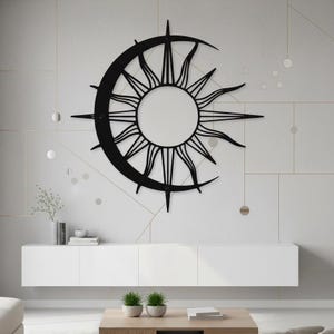 Metal Celestial Wall Decor,Sun Metal Art,Sun Minimalist Wall Art,Contemporary Sun Metal Decor,Celestial Sun Wall Decor,Modern Sun Wall Art
