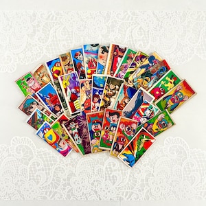 Vintage Menko Cards | Japanese Showa Retro Anime & Manga Ephemera | Random 10/20 Pcs Lot