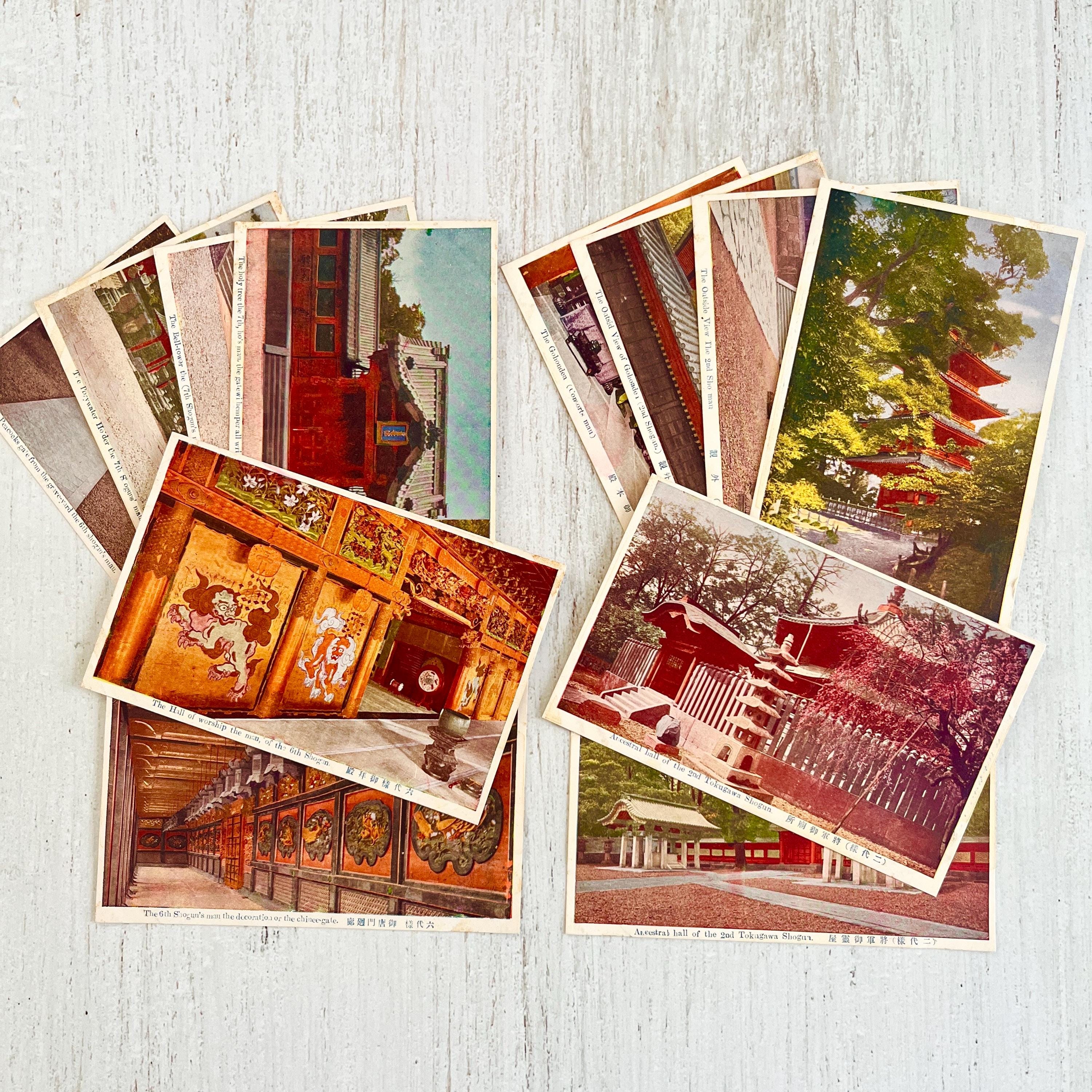 *Antique postcard　お人形さんと少女の食前の祈り Antique Japanese Postcards - Etsy