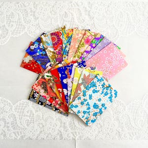 Japanese Yuzen Mini Envelopes – 10 Random Assortment (Handmade)