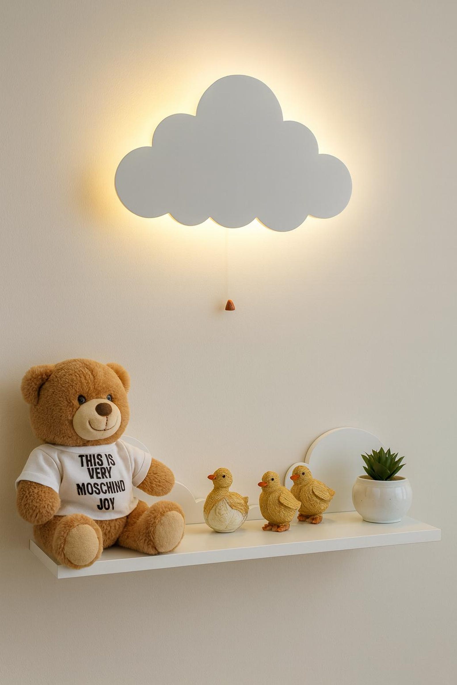 Set of 4 Baby Room Lamp, Personalized Nursery Night Light Cloud Wall — free download