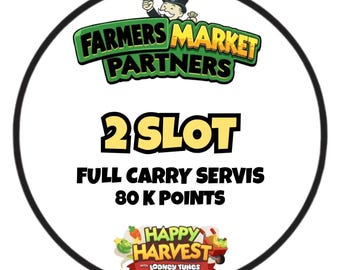 Monopoly GO Marché fermier PARTENAIRES 2 emplacements Service complet 80 000 points