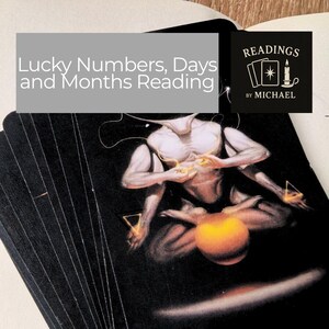 Lucky Numbers, Days and Months Reading – Same-Day Psychic Tarot • PDF Report with Lucky Dates, Love Insights & Fast Answers