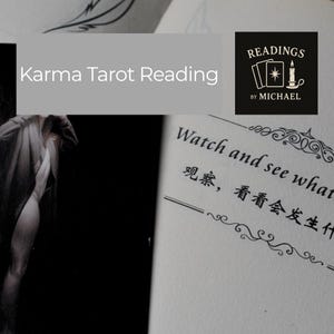 Karma Tarot Reading | Ex Lover Psychic Reading | Same Day Insight | Healing & Closure Reading