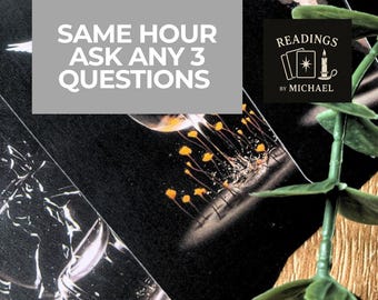Same Hour Tarot Reading • 3 Question Intuitive Guidance