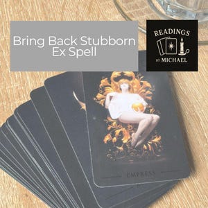"Bring back sturen Ex Zauber zurück - ""Kehr zu mir zurück"" Obsession Love Casting + 3-Karten Tarot Legung für Liebe & Versöhnung."