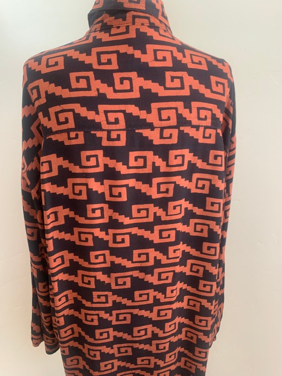 Oversized Tribal Unisex 80-90's Shirt - image 6