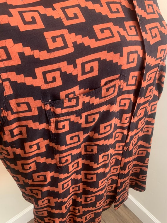 Oversized Tribal Unisex 80-90's Shirt - image 5