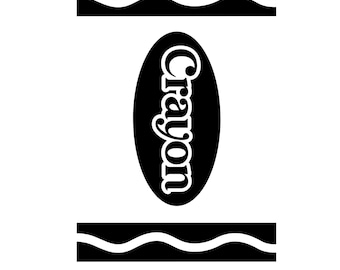 Crayon Svg, Halloween Crayon Costume Svg, Crayon Shirt Svg, Crayon Wrapper Svg, Custome Halloween Svg, Cricut Cut Files, instant Download