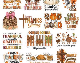 Thanksgiving Png, Thanksgiving Png Bundle, Thanksgiving Turkey Png,fall png,Gobble Png,Thanksgiving Pumpkin Png,Fall Thankful png,Turkey Png