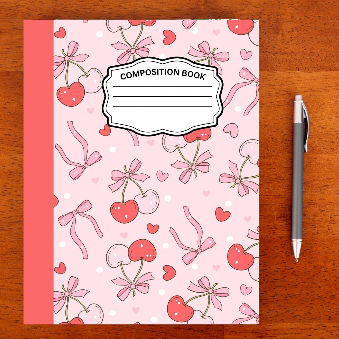 Composition Notebook Covers, Composition Book Cover Template, Canva Composition Notebook Designs ...