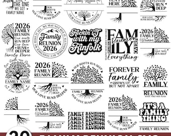 Family Reunion SVG Bundle, Family Reunion 2026 SVG PNG, Family svg, Family Tree svg,Family Reunion Shirts,Our Roots Run Deep svg,Family love